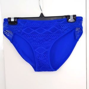 Freya Sundance Crochet Bikini Bottom. Cobalt Blue Multiple sizes.